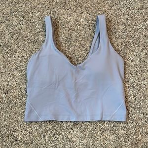 Lululemon Blue Linen Align Tank Size 4